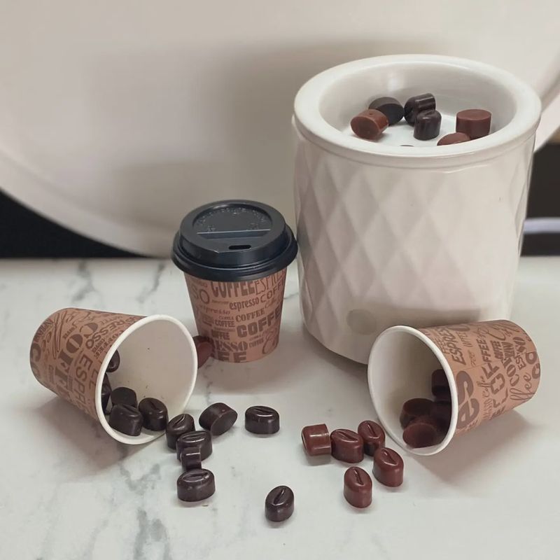 Premium Coffee Bean Wax Melts - Handcrafted Aromatherapy Fra