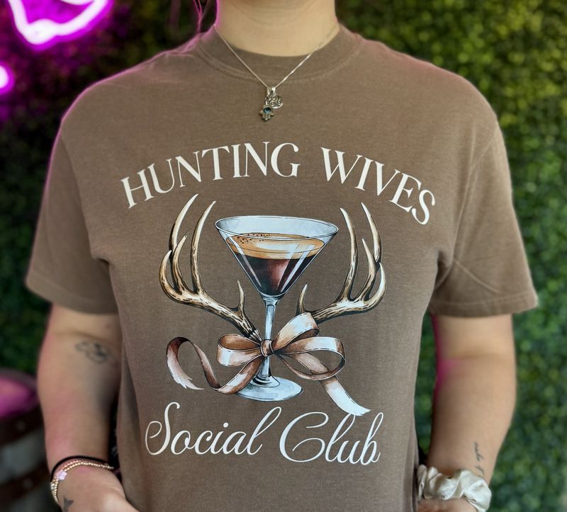 Hunting Wives Social Club Tee