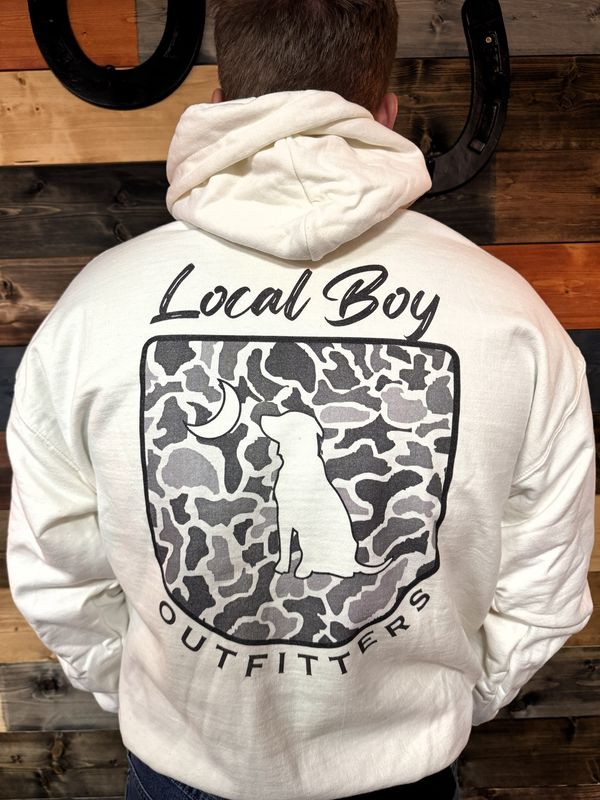 Local Boy Outfitters Hoodie - Dog &amp; Moon Outdoor Graphic