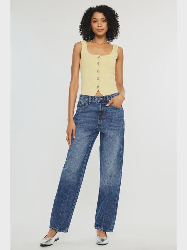 Ultra High Rise Dad Fit JEANS