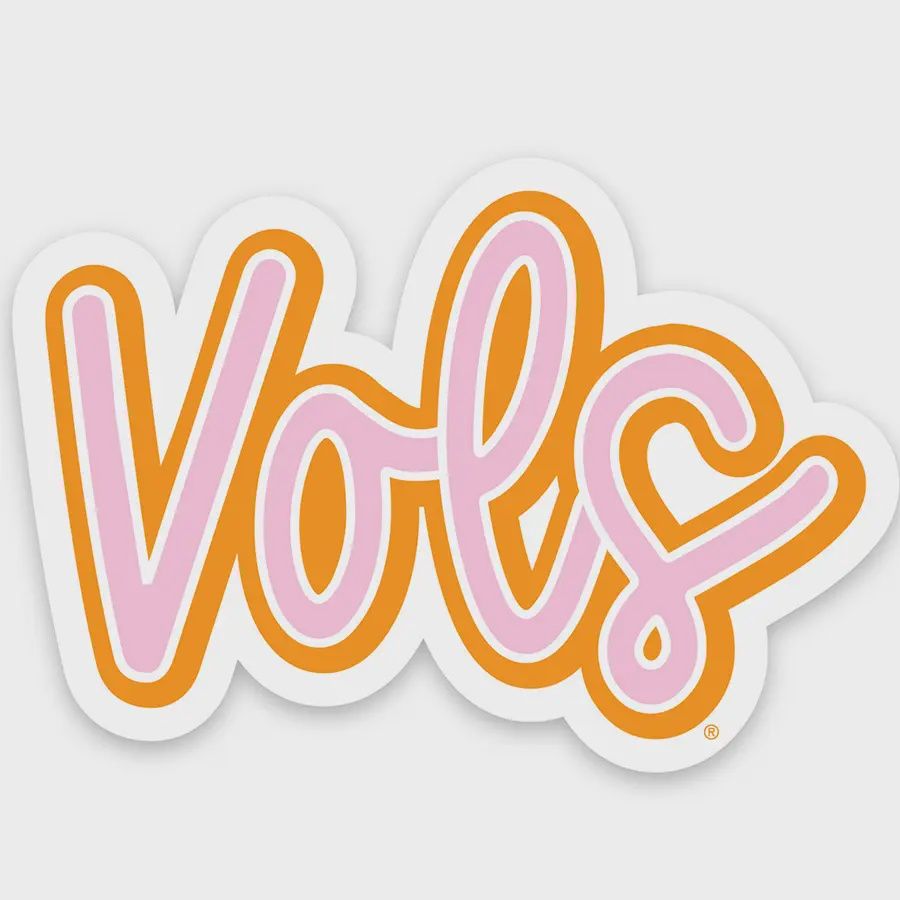 &quot;Vols&quot; Double Script Sticker