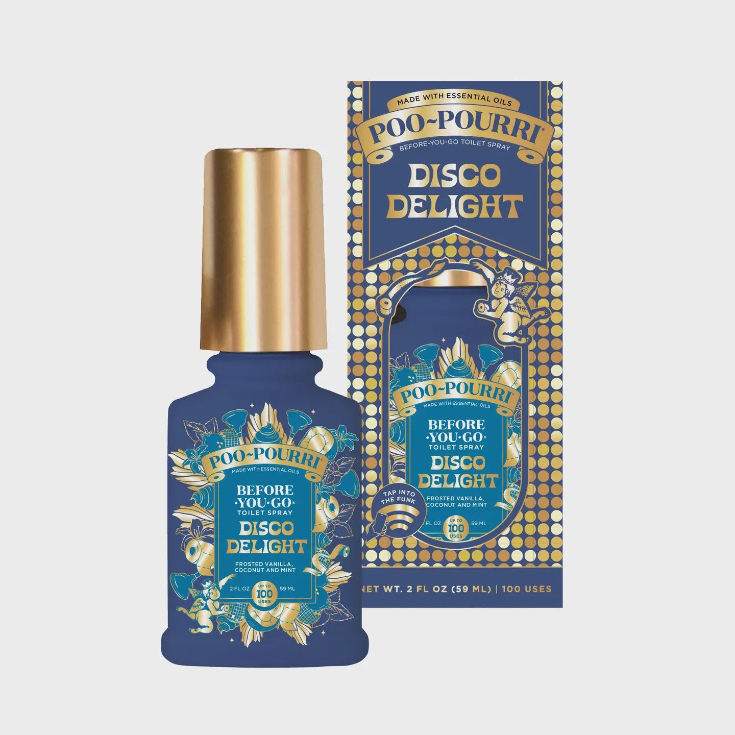 Holiday Poo~Pourri 2oz, Fragrance: Disco Delight