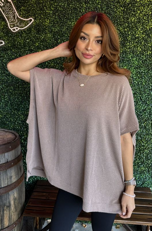 Moon Glow Texture Knit Top