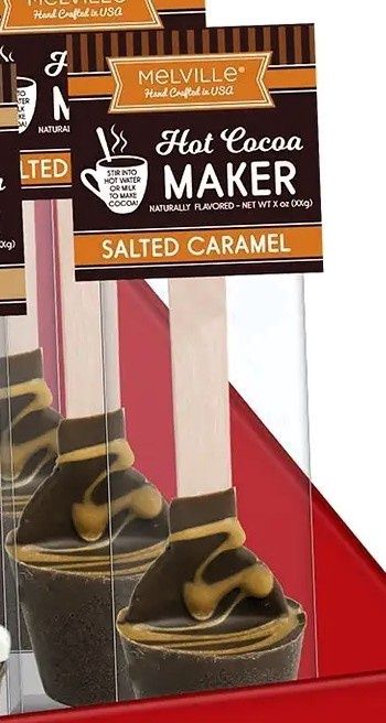 Hot Chocolate Spoons - Assorted, Fragrance: Salted Caramel