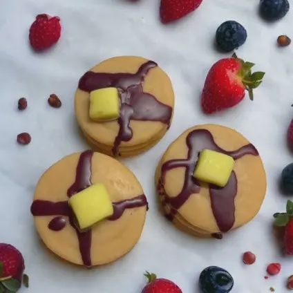 Triple Berry Pancake Wax Melts - Handmade Realistic Wax