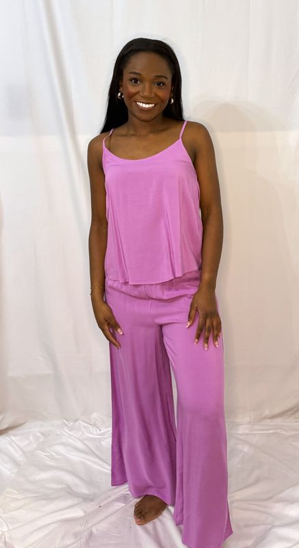 Woven Cami &amp; Pants Set