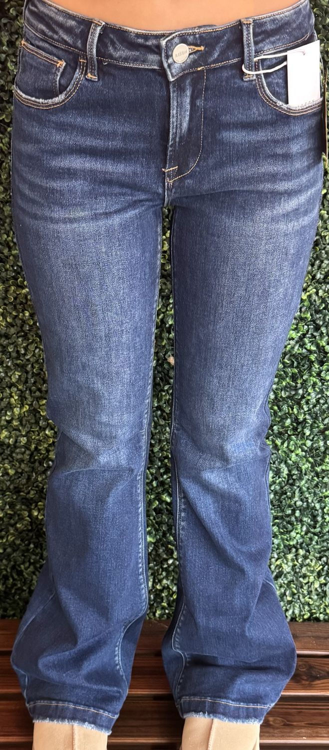 Low Rise Flare Jeans