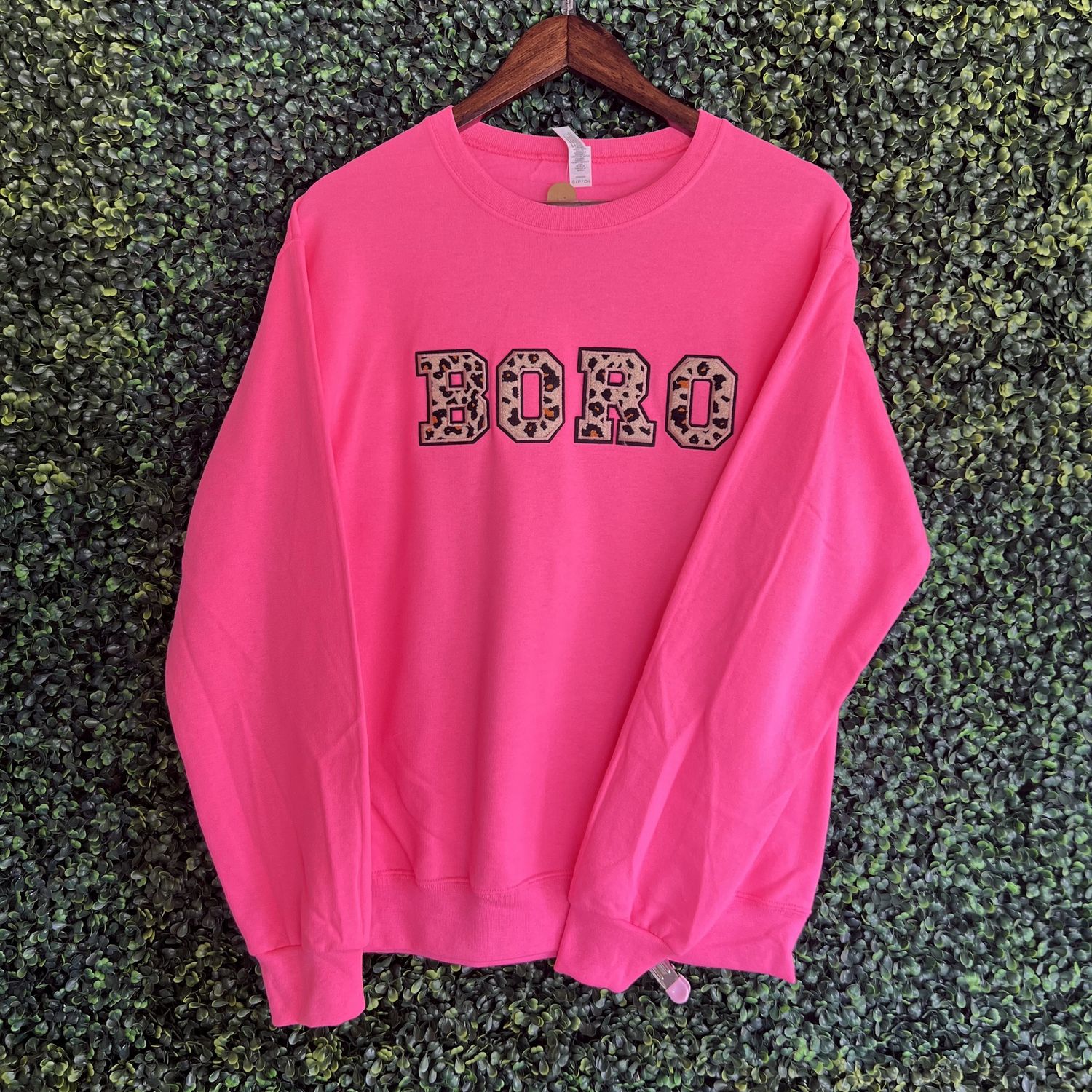 Leopard Boro Sweatshirt, Size: Youth Large