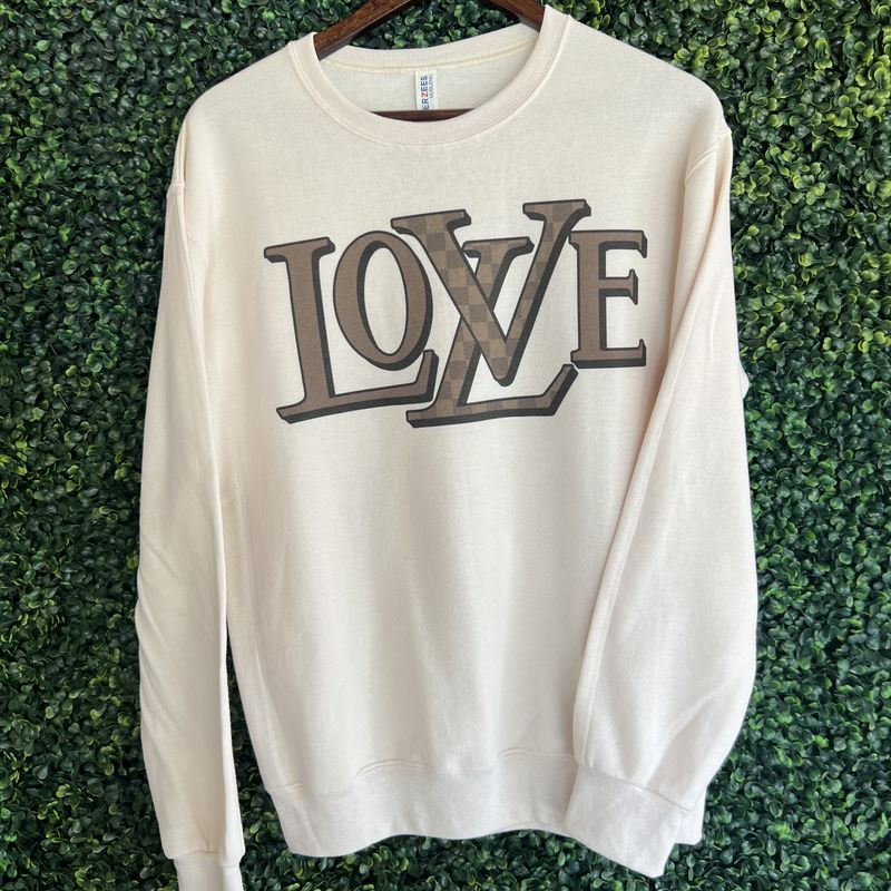 Designer Love Graphic Sweatshirt