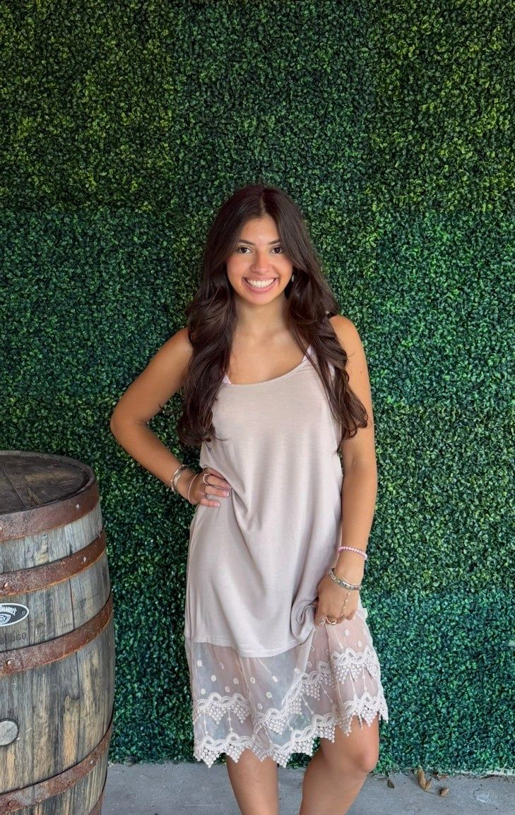 Layering Love Lace Slip, Color: Mocha, Size: Small