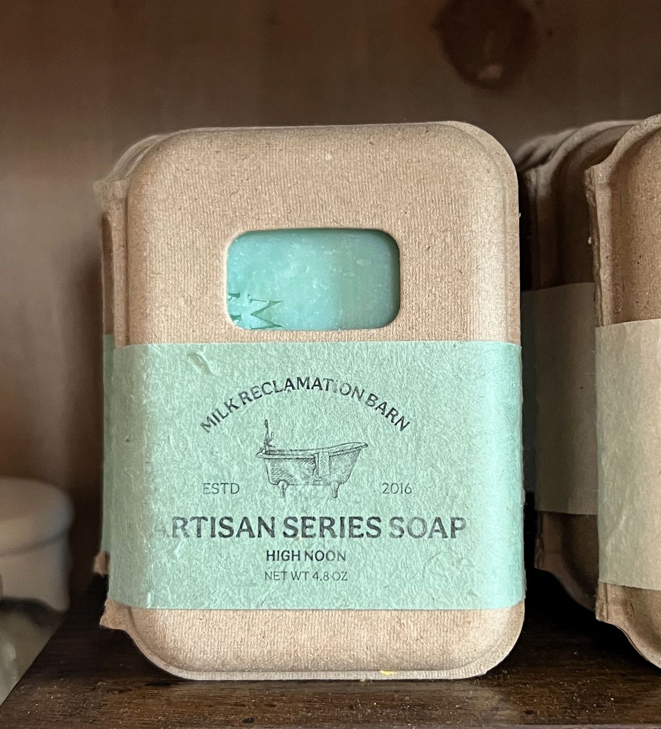 Hand Crafted Bar Soap in Sustainable Packaging, Fragrance: Artisan Series - High Noon