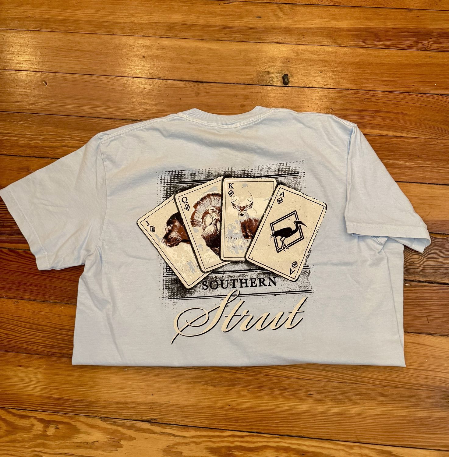 Hunting Cards T-Shirt, Size: Small