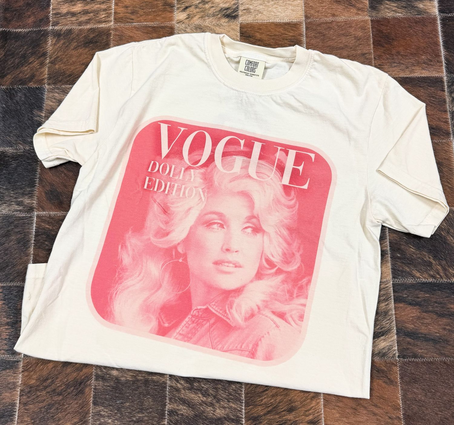 Dolly Valentine's Comfort Colors Graphic T-Shirt, Size: Small