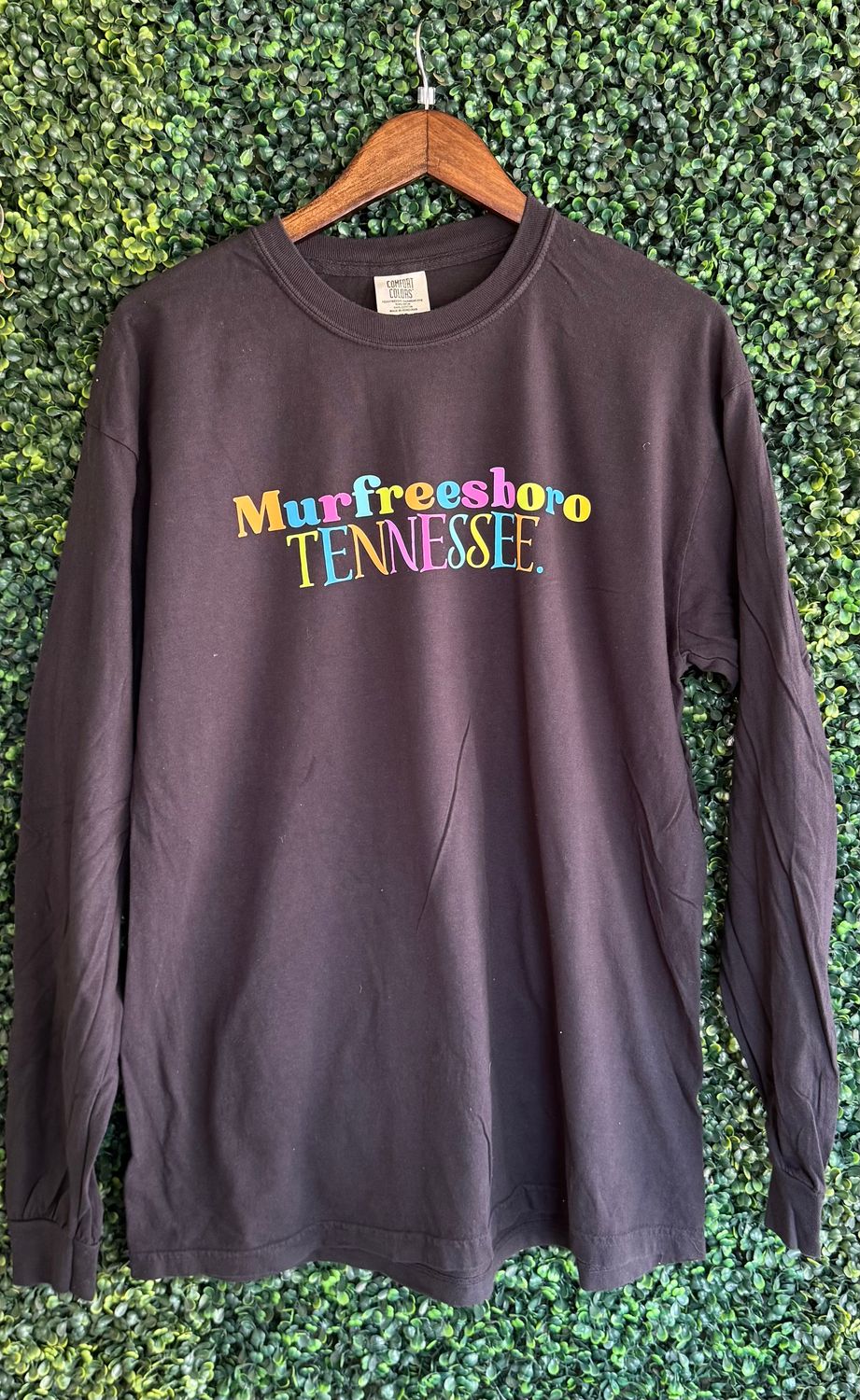Murfreesboro Tennessee Graphic Tee, Color: Black Long Sleeve, Size: 4X-Large