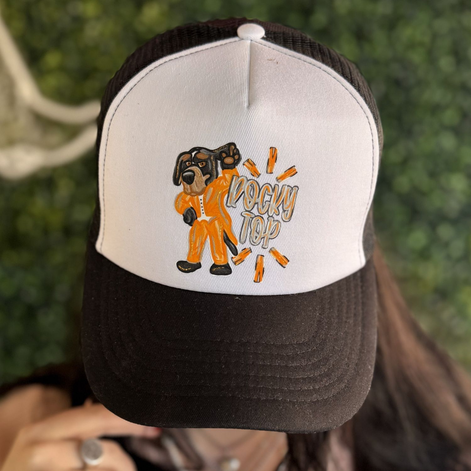 Watercolor Tennessee Vols Trucker Hat Football