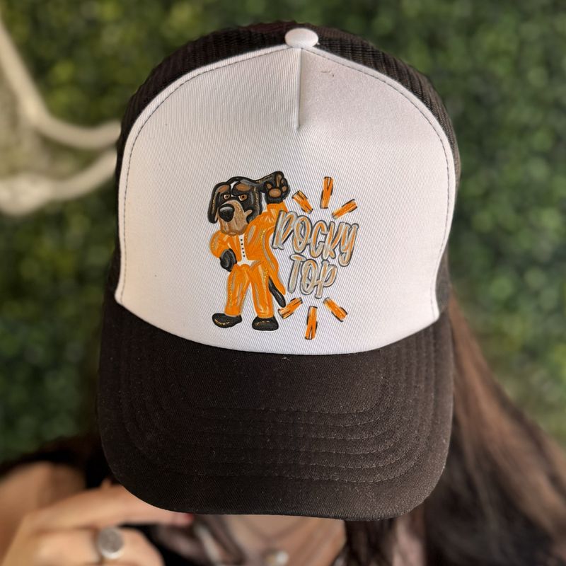 Watercolor Tennessee Vols Trucker Hat Football