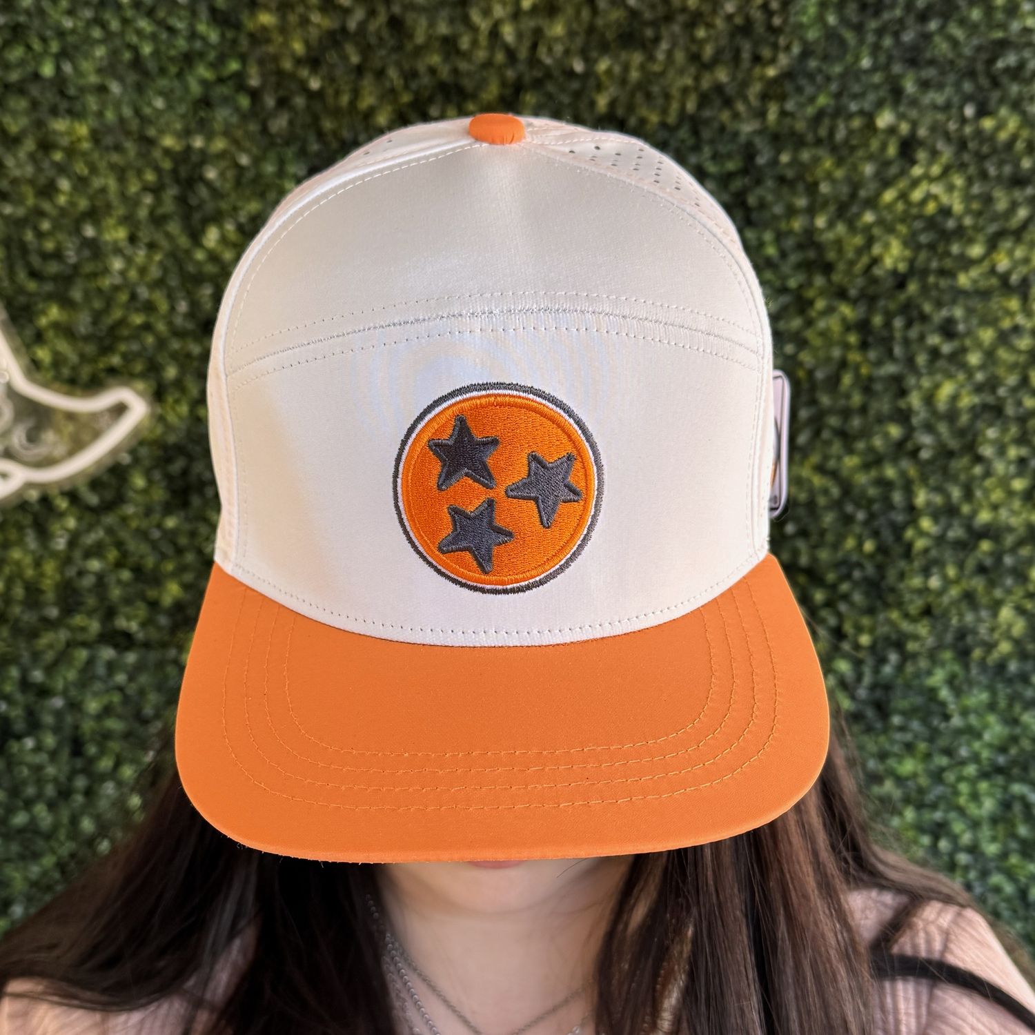 Tennessee Tri-Star Hat, Color: Orange and White