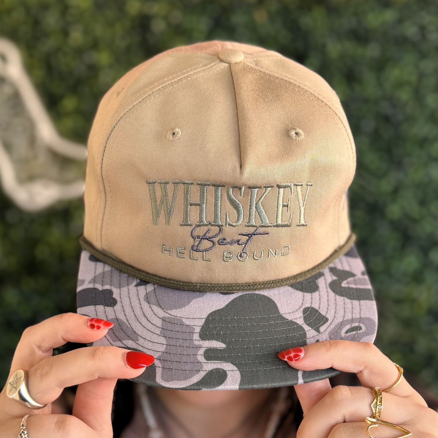 Whiskey Bent and Hell Bound Tailgate Trucker Hat