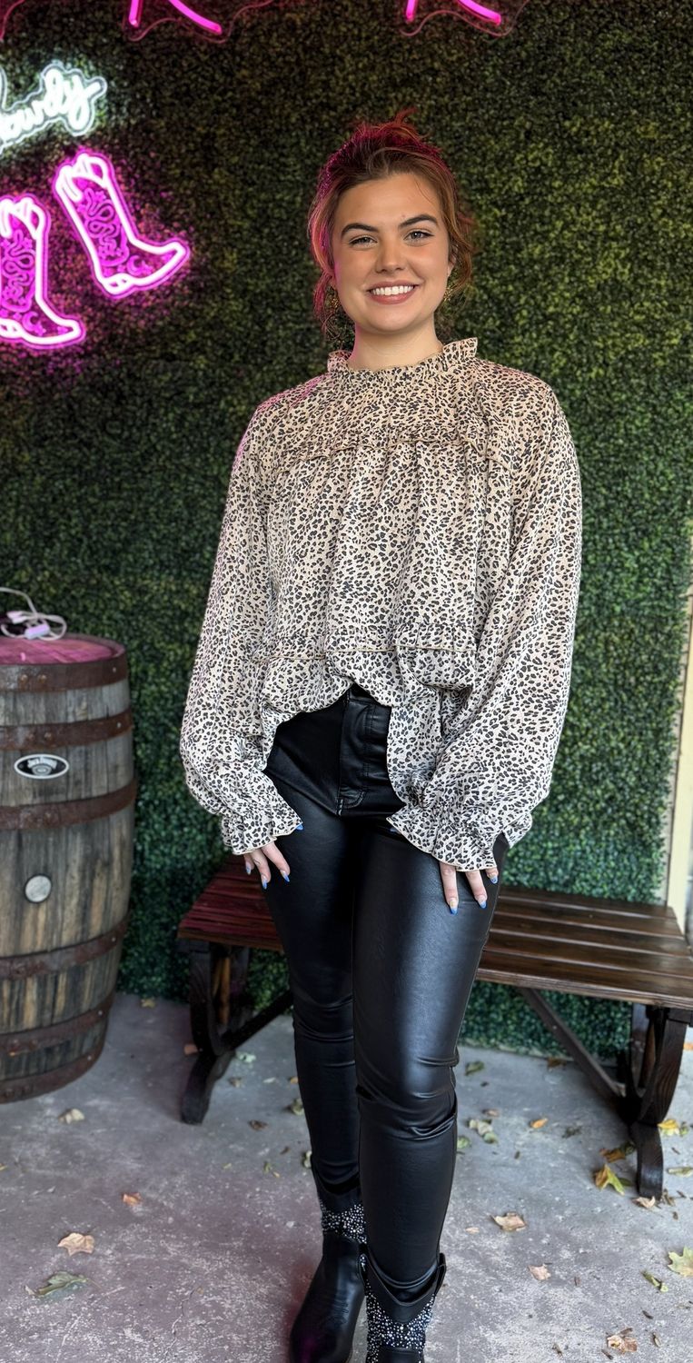 High Rise Super Skinny Faux Leather, Size: Size 5