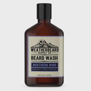 Northern Wind Beard Wash - Bergamot, Cedar, Lavender, Fragrance: Embered Nights