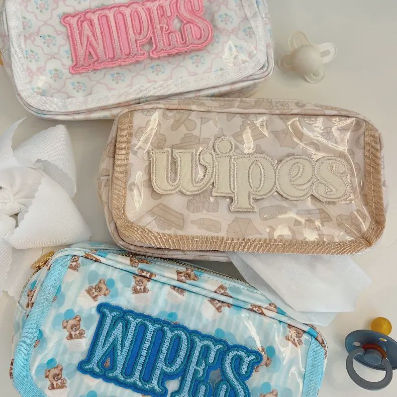Wipes Pouch, Color: Blue