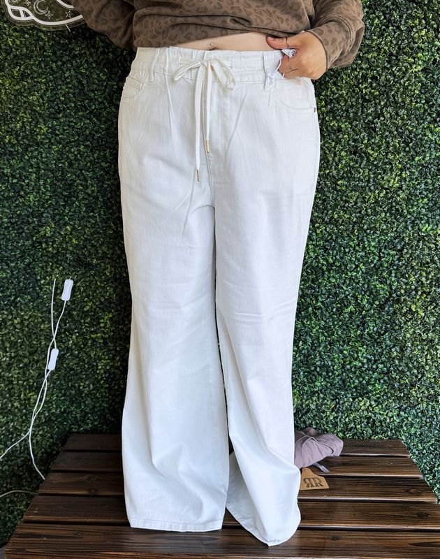 Hw Featherweight Palazzo Rose Gold Trim/elastic Wb