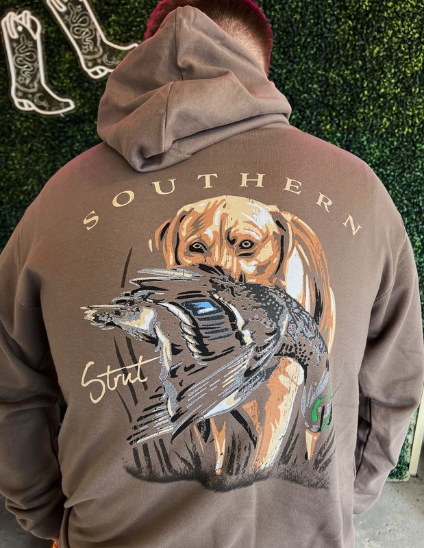 Dog and Duck Sketch Hoodie