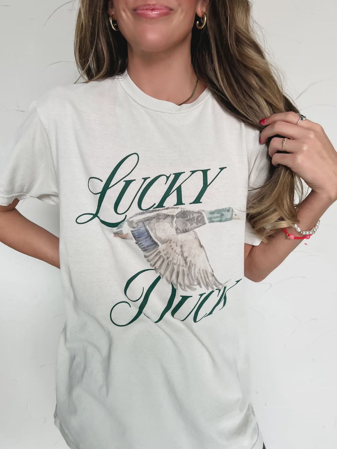 Lucky Duck Tee, Size: Small