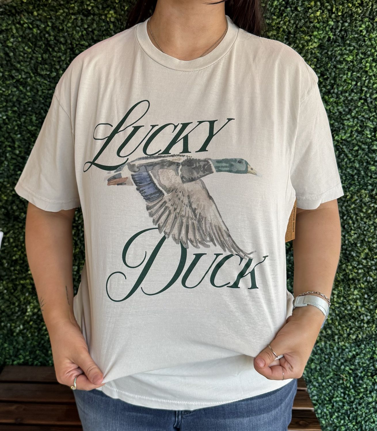 Lucky Duck Tee, Size: Small