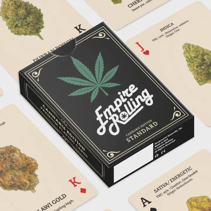 Empire Rolling Playing Cards, Color: Cannabis