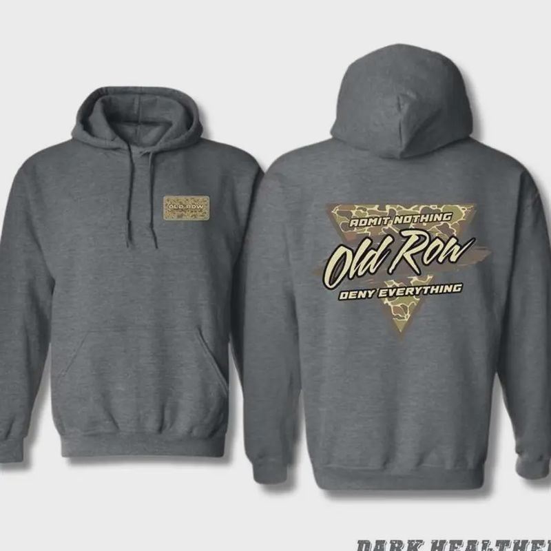 Old Row Hoodie - Admit Nothing Deny Everything Graphic