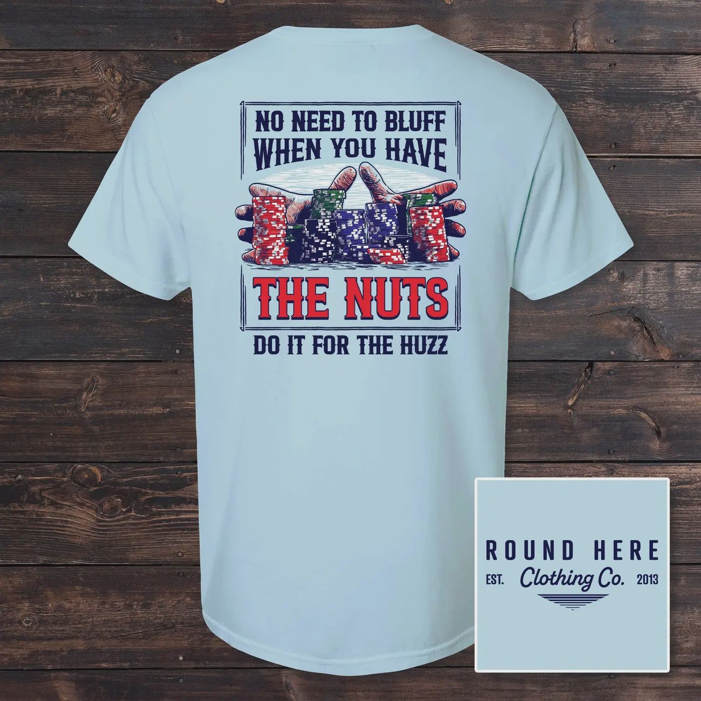 'round Here Clothing Huzz Poker, Size: Small