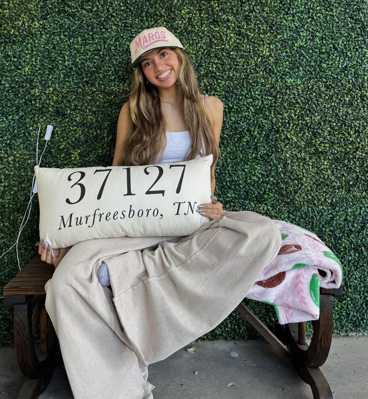 Zipcode/Murfreesboro Pillow