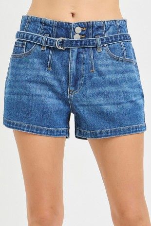 Slouchy Shorts With Belt