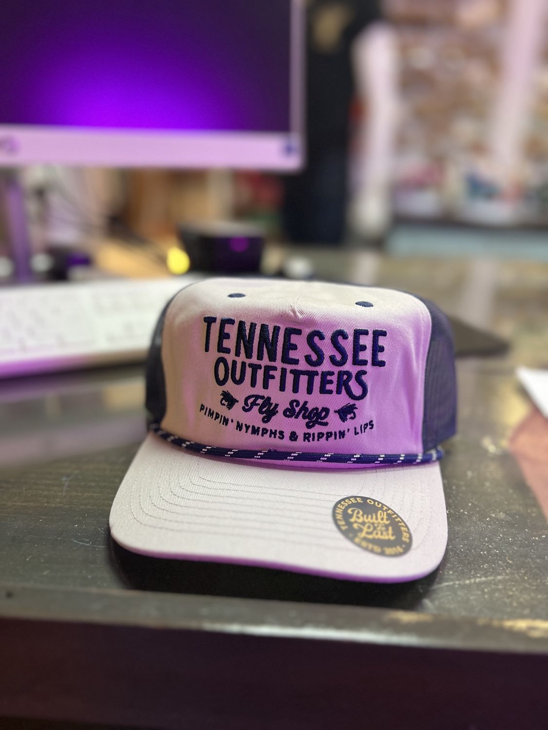 Tn Fly Fishing Hat - Sportsmen Grey Navy