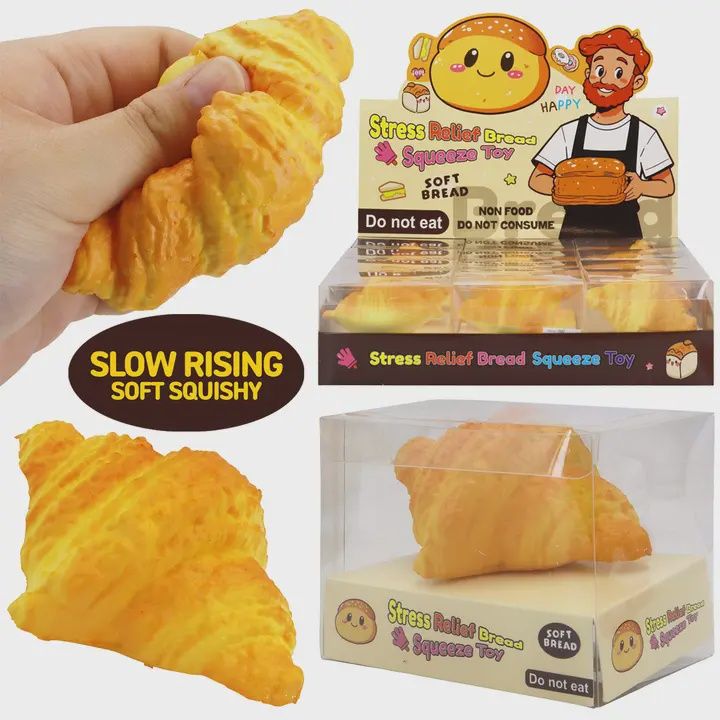 Croissant Pastry Bread Slow Rising Foam Squishy