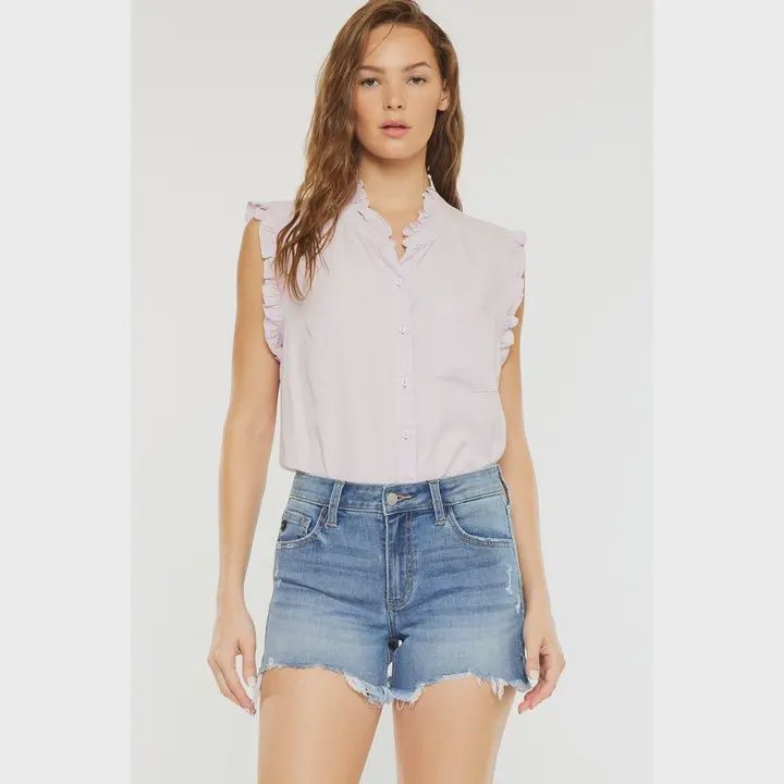 Mid Rise Denim SHORTS