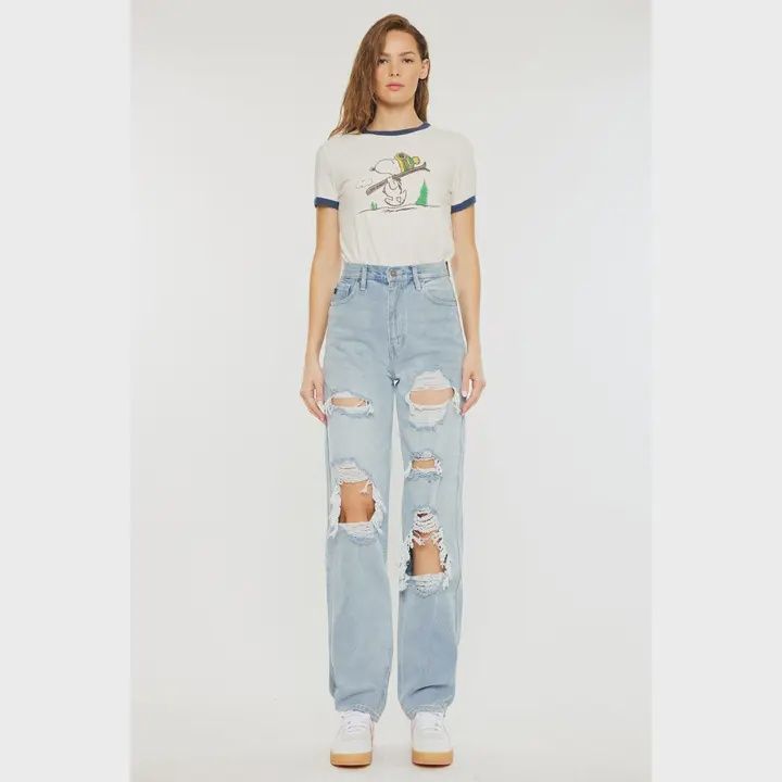 High Rise 90S BAGGY, Size: 0/23