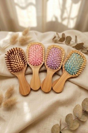 Eco Friendly Bamboo Paddle Hair Brush