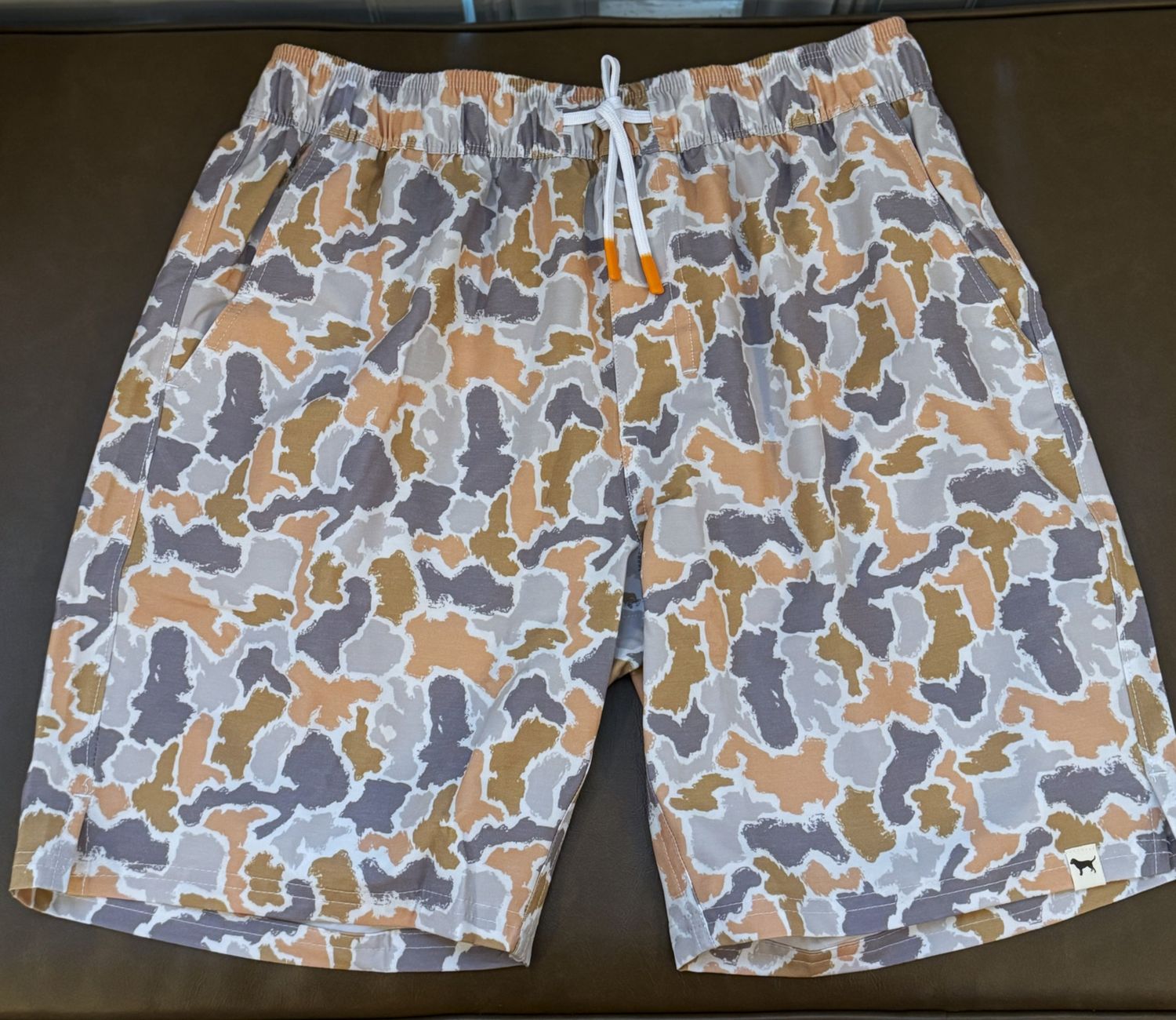 Men's Camo Short, Color: Green, Size: Small