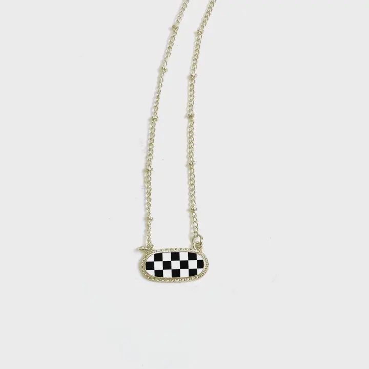 Checkerboard Necklace