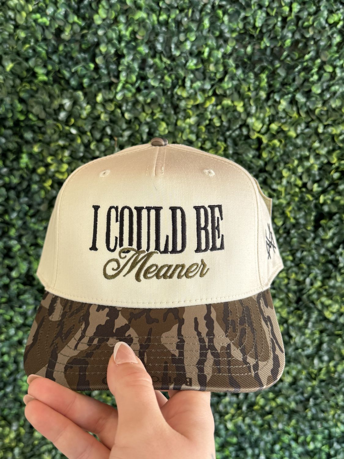 I Could Be Meaner Trucker Hat