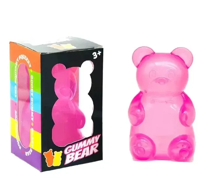 Squishies, Color: Pink, Names: Gummy Bear