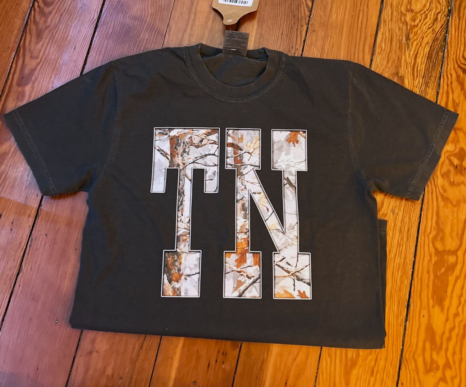 Tennessee | Grey Camo | Tn | Rocky Top | Cc Graphic Tee, Size: Small