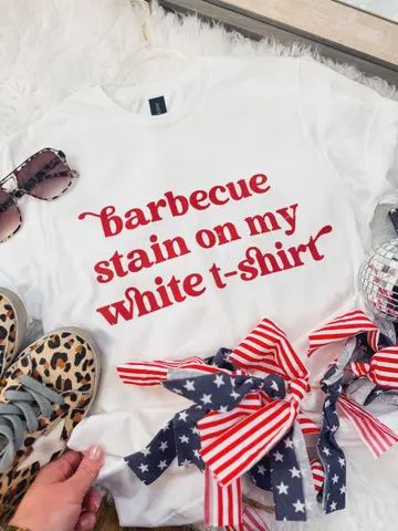 Bbq Stain Tee, Size: Small