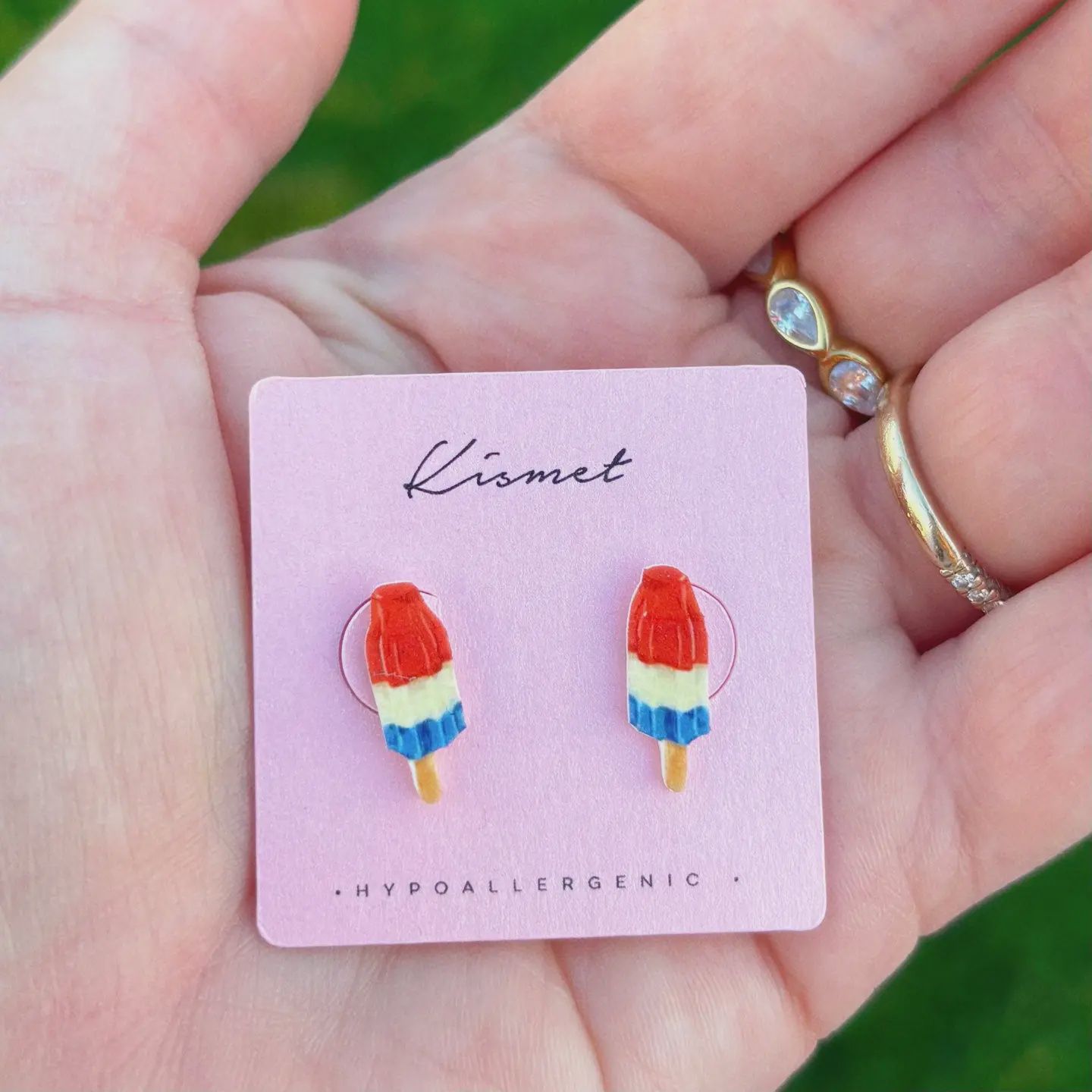 Rocket Popsicle Americana Stud Earrings