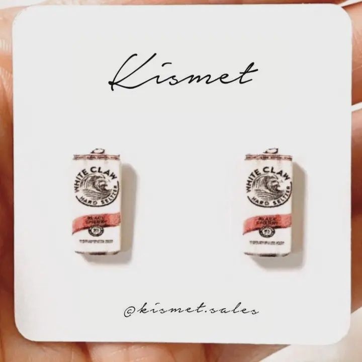 Hard Seltzer Can Earrings