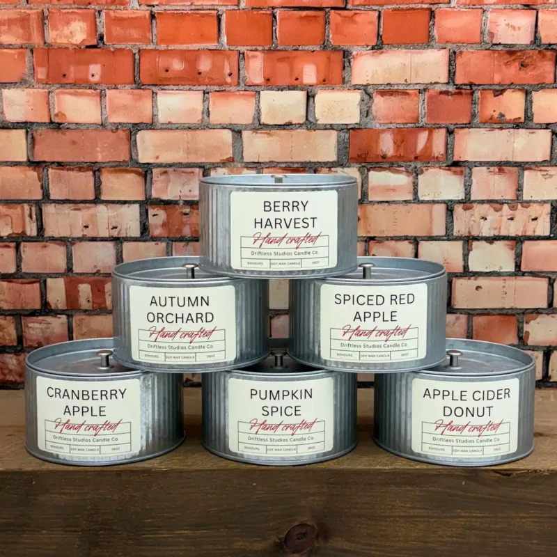 Apple Cider Donut Fall Farmhouse Candles - Multi-Wick Candle