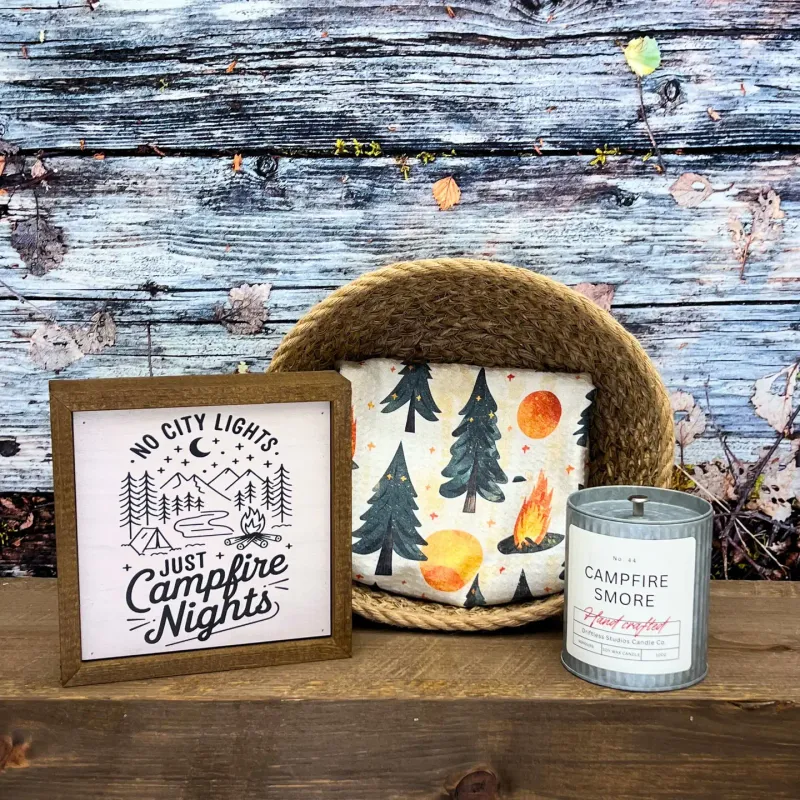 Campfire Smore Summer Candles