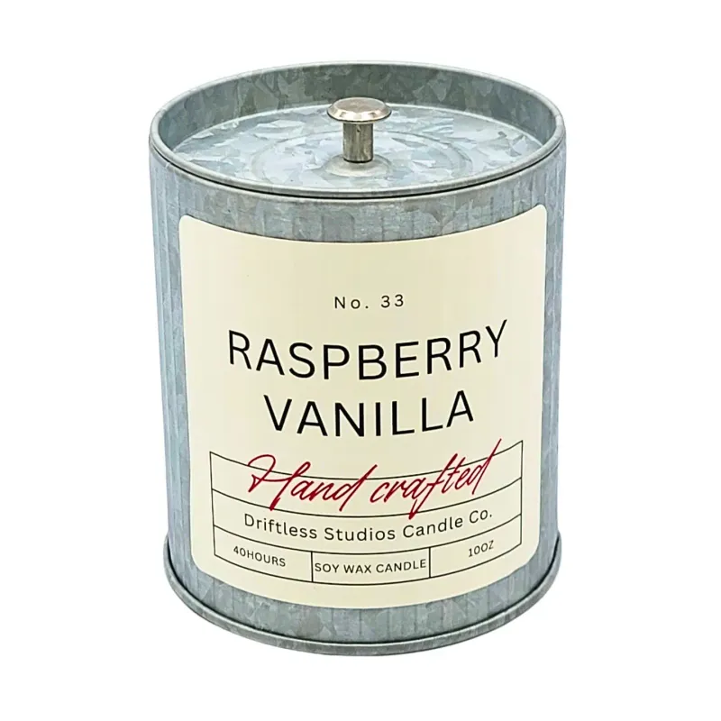 Raspberry Vanilla Fall Farmhouse Candle